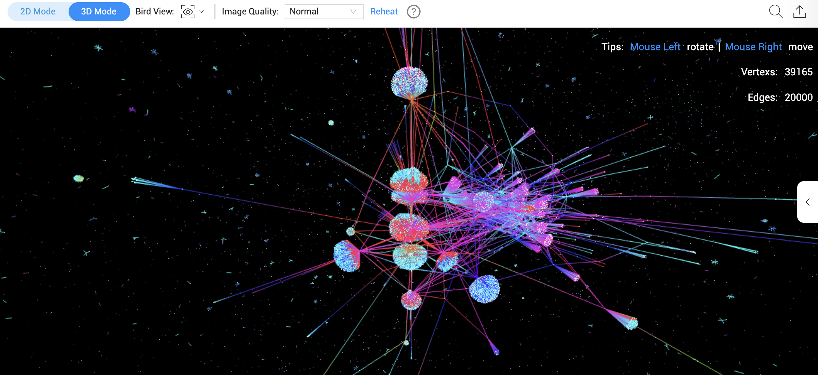 nebulagraph explorer 3d 图数据的可视化实践,图库真的酷 - 特性讲解